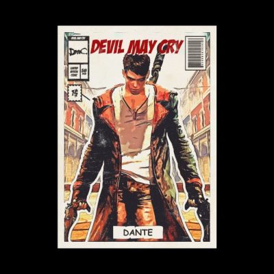 Devil May Cry Comic Tapestry Official Devil May Cry Merch