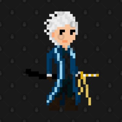 Pixel Vergil Devil May Cry Tapestry Official Devil May Cry Merch