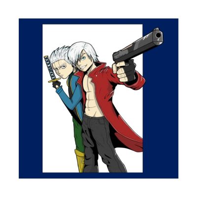 Dante And Vergil Throw Pillow Official Devil May Cry Merch