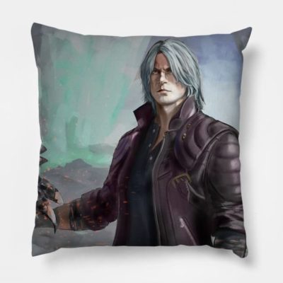 Dante Devil May Cry Throw Pillow Official Devil May Cry Merch