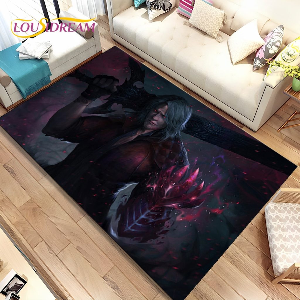 3D HD D Devil May Cry DMC Game Gamer Area Rug Carpet Rug for Home Living 23 - Devil May Cry Store