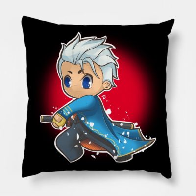 Chibi Vergil Throw Pillow Official Devil May Cry Merch