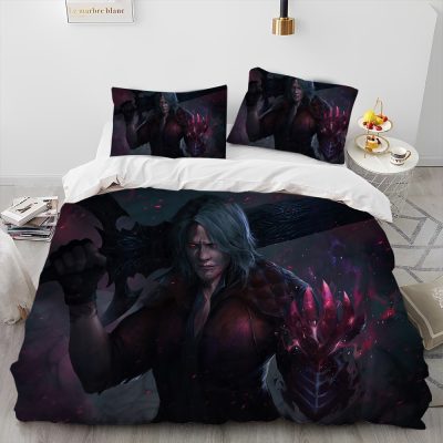 D Devil May Cry DMC Game Gamer Comforter Bedding Set Duvet Cover Bed Set Quilt Cover 22 - Devil May Cry Store