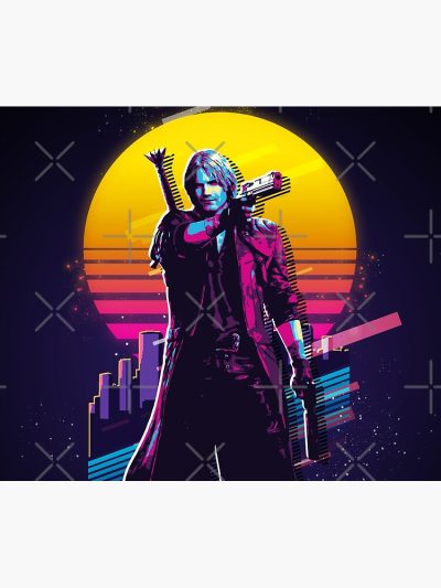 Devil May Cry - Dante (80S Retro) Tapestry Official Devil May Cry Merch
