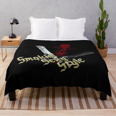 Dante Icon Icon Sss Smokin Sexy Style - Devil May Cry 5 Throw Blanket Official Devil May Cry Merch