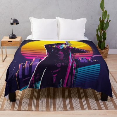 Devil May Cry - Vergil (80S Retro) Throw Blanket Official Devil May Cry Merch