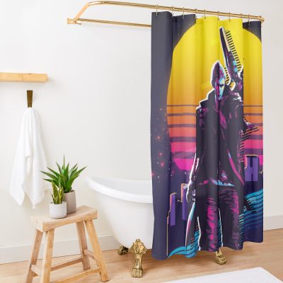 Devil May Cry - Nero (80S Retro) Shower Curtain Official Devil May Cry Merch