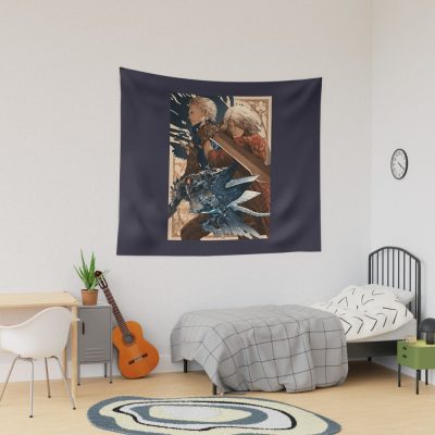 Mens Funny Devil May Cry 5 Tapestry Official Devil May Cry Merch