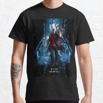 Devil May Cry 5 Nero T-Shirt Official Cow Anime Merch