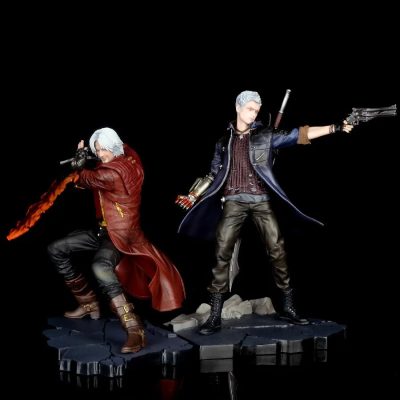 Devil May Cry 5 Action Figure 25cm Dante Nero Game Peripheral Character Model Decoration Art Collection - Devil May Cry Store